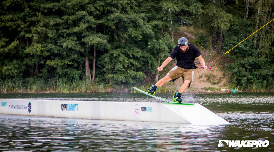 Wakepro obstacles at CWG Wakepark