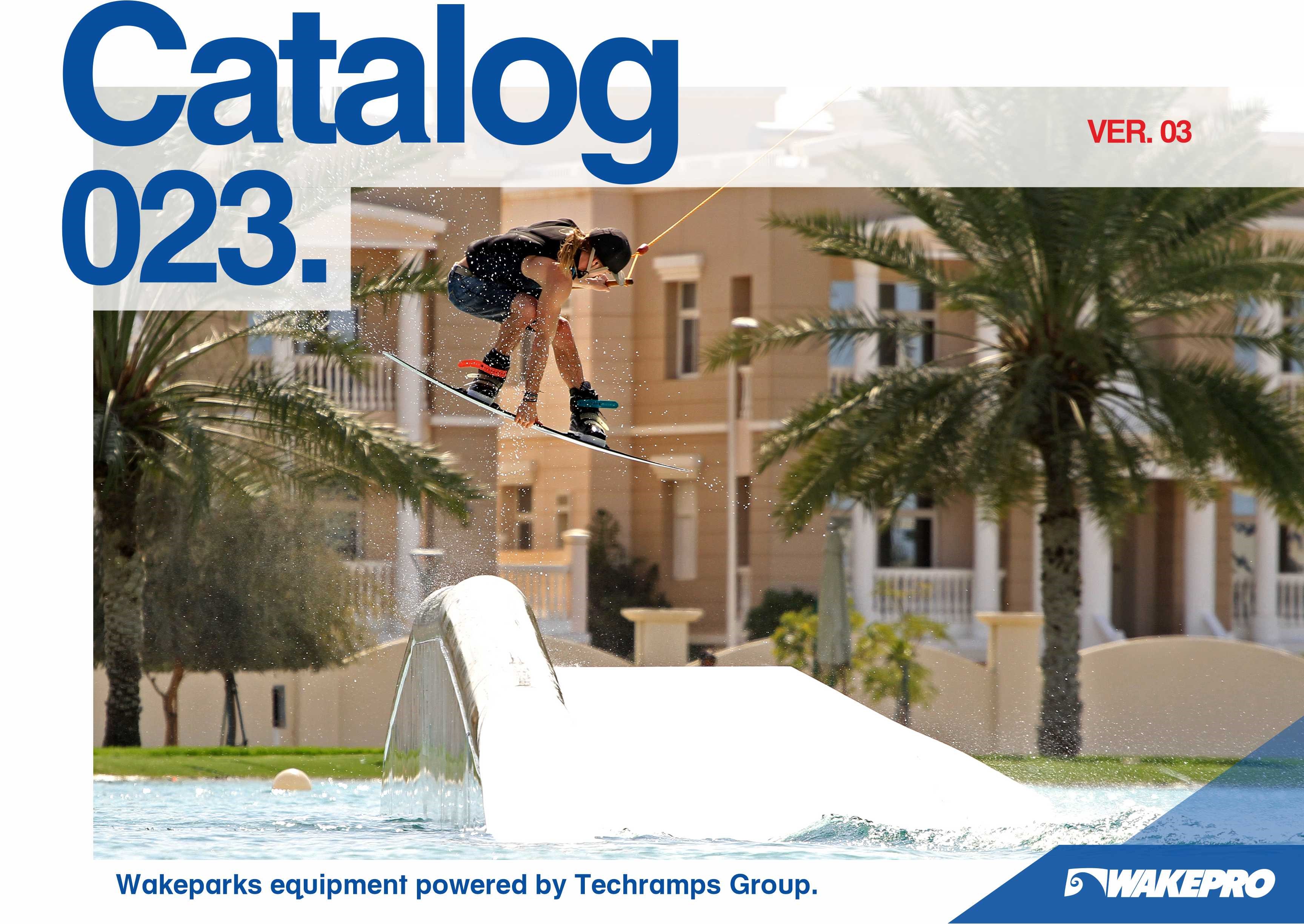 Wakepark obstacles catalogue 2023