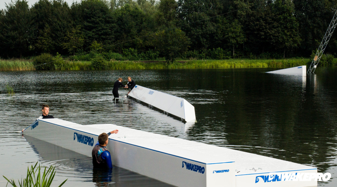 Wakepro obstacles in Lakeside Zwolle 