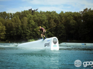 Up Pipe Wakepro obstacle in CWG Wakepark