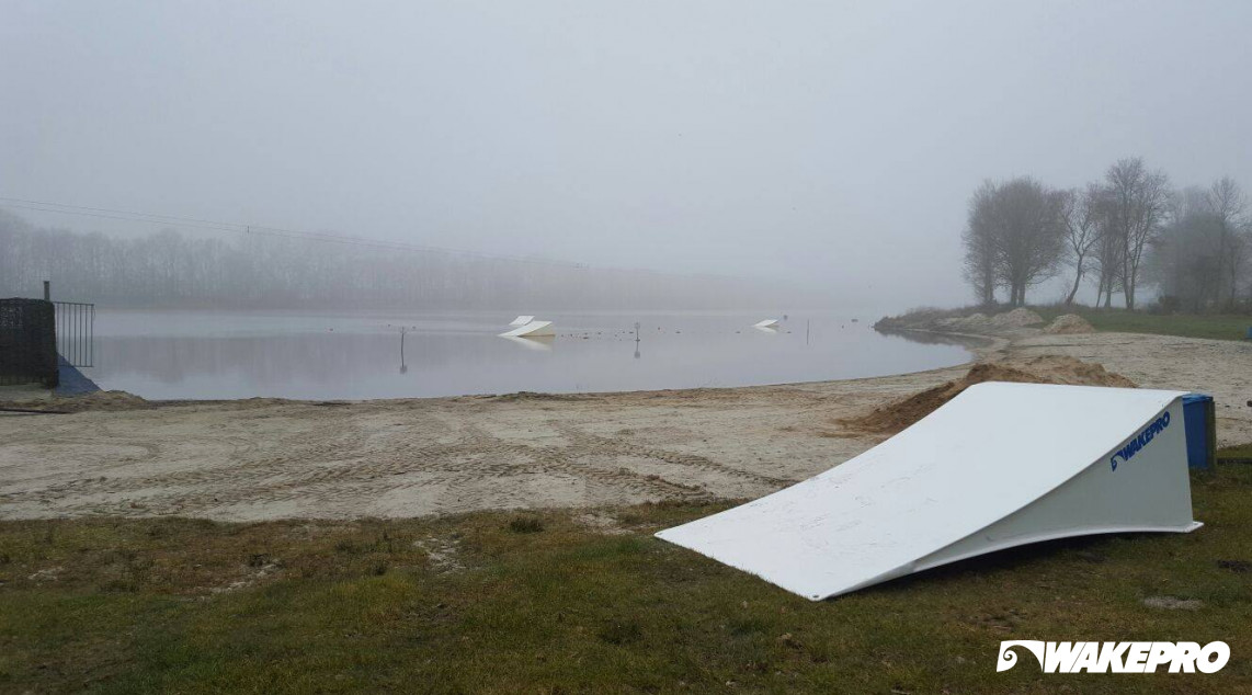 Wakepro obstacles at Break Out Grunopark