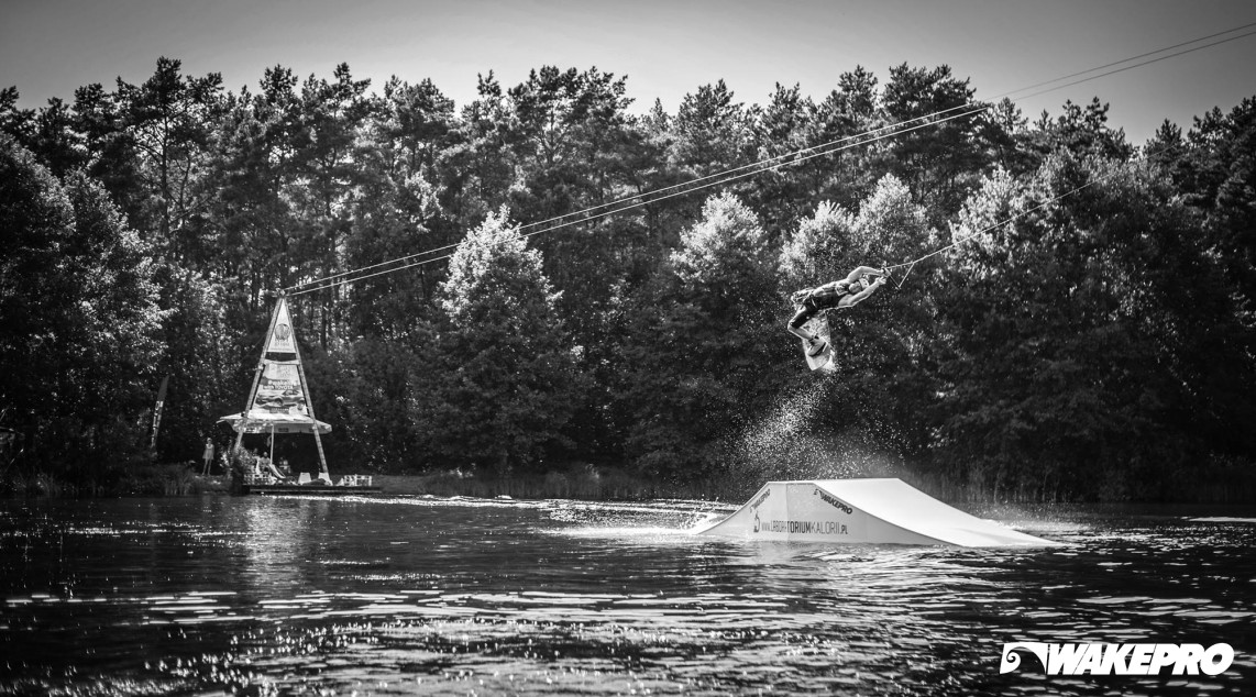 Wakepro obstacles at Bydgoszcz Wakepark