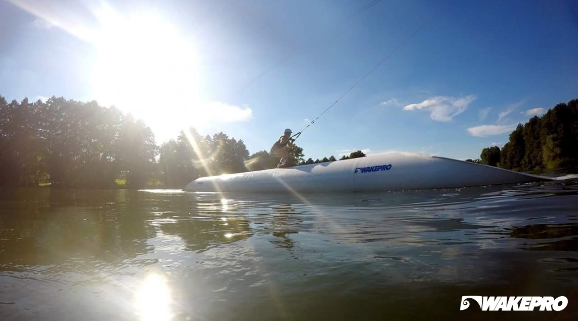 Wakepro obstacles in Wake Park Gorzów 