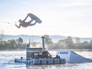 Wakepro obstacle in Wasserskilift Dresden