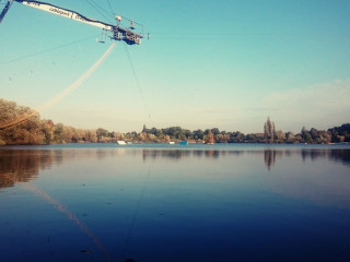 Wakepro obstacle in Wasserskilift Dresden