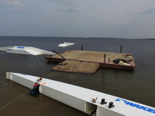 Wakepro Rainbow obstacles Jeziorsko wakepark