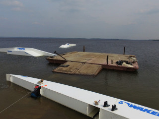 Wakepro Rainbow obstacles Jeziorsko wakepark